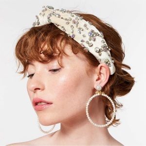 Lele Sadoughi mixed crystal headband NWOT